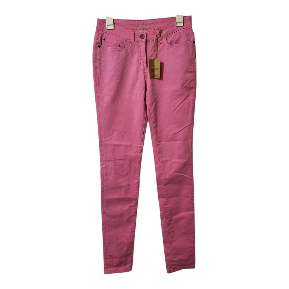 BODEN Pink Skinny Jeans Mid‎ Rise Womens Size US 6L Regular New